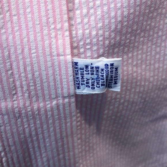 Vintage Ralph Lauren Polo Preppy Seersucker Button Down Shirt Size XL - Picture 6 of 6